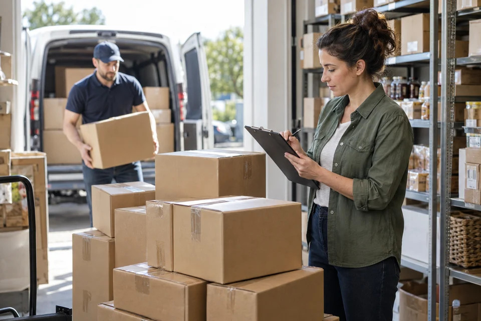 Recepción de compras y proveedores